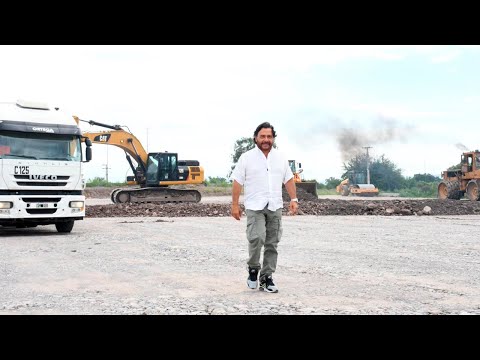 Autopista del Valle de Lerma y canal colector pluvial: Sáenz supervisó los avances de las obras estratégicas para Salta