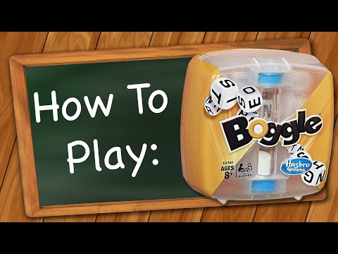 Part of a video titled How to play Boggle - YouTube