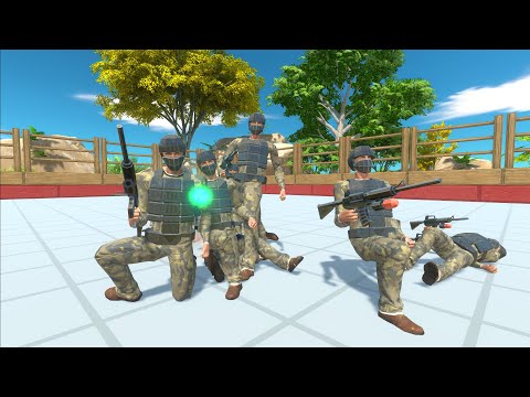 SWAT TEAM vs ALL MONSTERS UNITS - Animal Revolt Battle Simulator