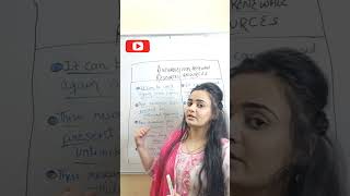 Renewable & Non Renewable Resources #geography #viral