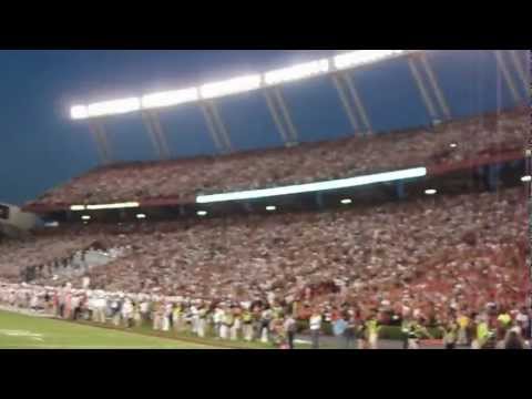 Sandstorm just before Kickoff USC/UGA 2012 10/6/12
