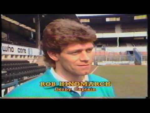 1986-87 Derby County Rob Hindmarch interview - March 1987