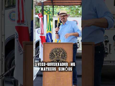 Vice-Governador de Minas Gerais, Matheus Simões, em Conselheiro Pena.