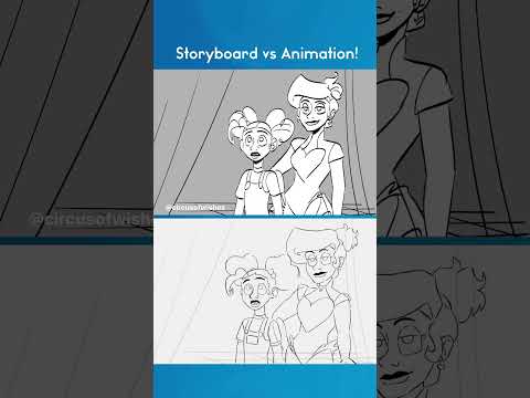 Circus of Wishes - Storyboards vs Animation #2danimation #indieanimation #animation