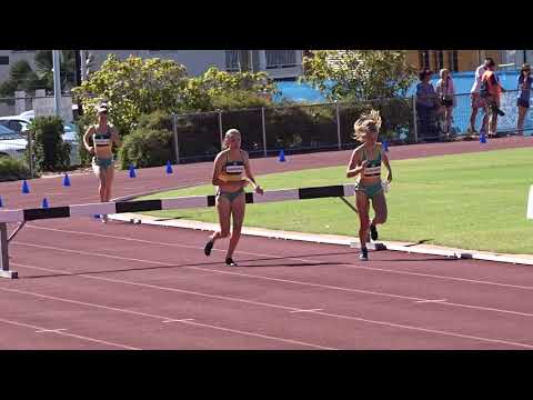 2000m Steeplechase U/18yrs Women Final, Oceania Athletic Championships, Townsville 27/06/2019