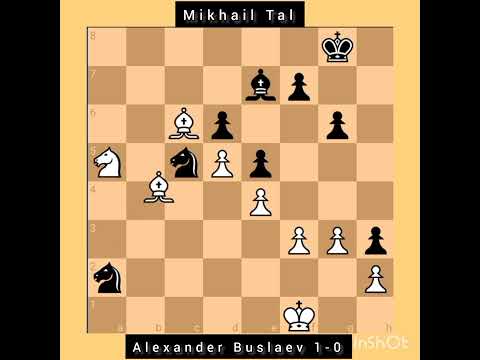 Alexander Buslaev vs Mikhail Tal || Georgian Championship, 1970 #chess #chessgame