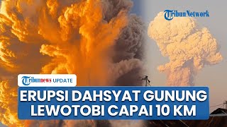 Download lagu Gunung Lewotobi Kembali Meletus! Abu Vulkanik Setinggi 10 Km Membubung Tinggi di Langit NTT mp3