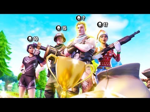 "Most eliminations wins $1000"