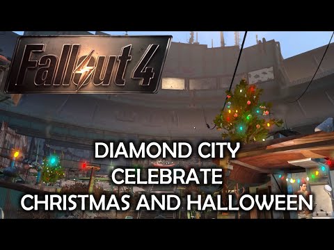 Fallout 4 - Diamond City Celebrating Holidays