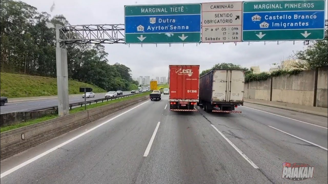 Muito Trânsito Na Chegada Em São Paulo