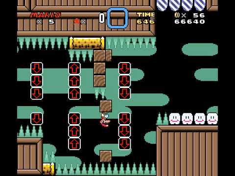 SCW - Ghost in the Shell (secret Exit) - SMW Kaizo Hack