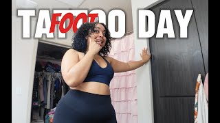 TATTOO VLOG | Foot Tattoo + My Experience