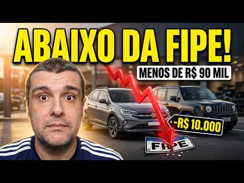 DONOS DESESPERADOS? SUVS REALMENTE ABAIXO DA FIPE até R$90MIL com BAIXA KM! SÓ ANÚNCIO REAL!