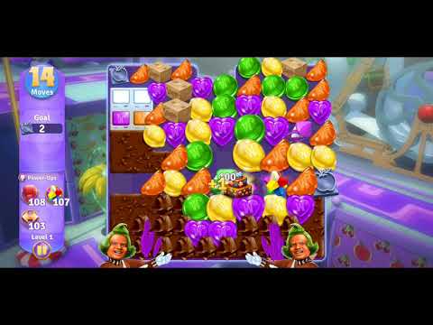 Willy Wonka's  World of Candy Pressed for Prints Bonus Level 1 Complete - No Hacks (Android/IOS)