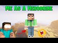 Playing Minecraft As A Herobrine | In Telugu | GMK GAMER