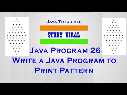 Java Program 26 Java Program To Print Star Pyramid Patterns 07 Study Viral