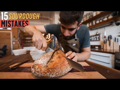 15 Mistakes Most Beginner Sourdough Bakers Make