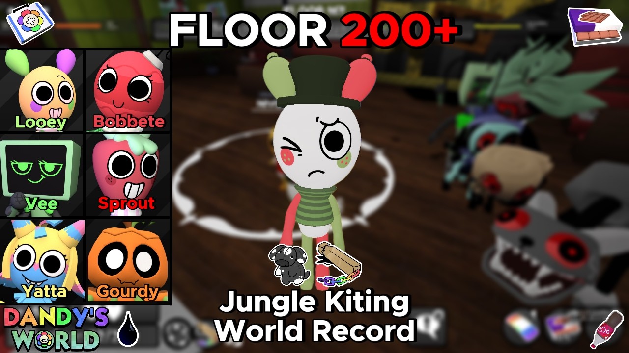 [WR] Jungle Kiting to Floor 205 as Looey | Dandy's World