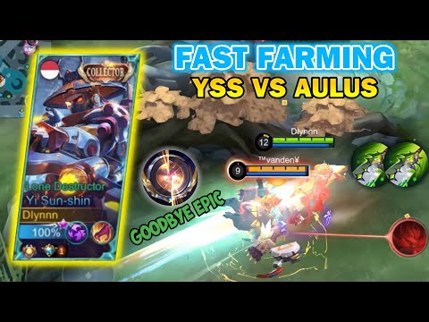 THE BATTLE OF FAST FARMING!! | YSS VS AULUS SIAPA YG TERCEPAT?! | GOODBYE EPIC😭 - Mobile Legends