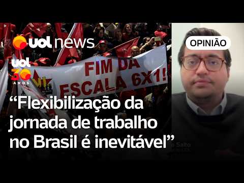 Escala 6×1: Flexibilização da jornada de trabalho no Brasil é inevitável, avalia Felipe Salto