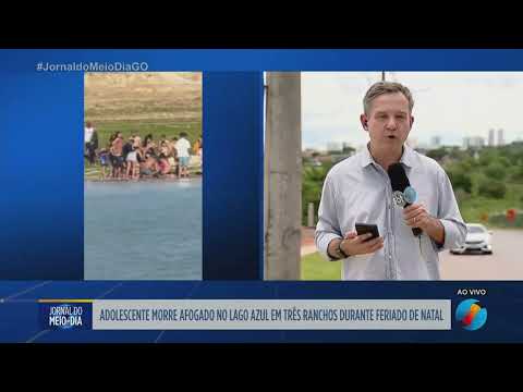 Adolescente morre afogado no Lago Azul em Três Ranchos