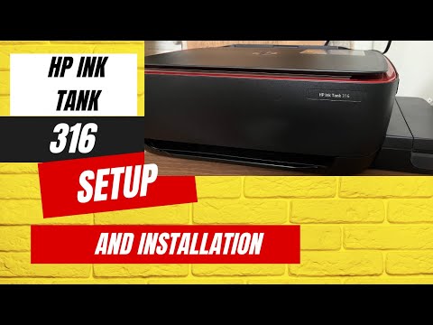 HP Ink Tank 316 All In One Printer