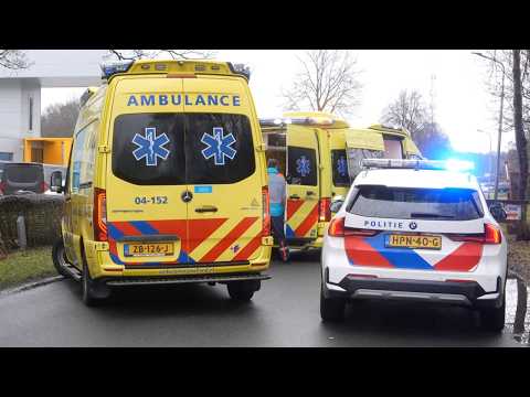 Auto botst tegen muur Zuidwolde