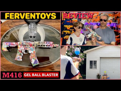 M416 Gel Ball Blaster From Ferventoys!  FULL REVIEW!  Honest Opinions!  #gelblaster #ferventoys