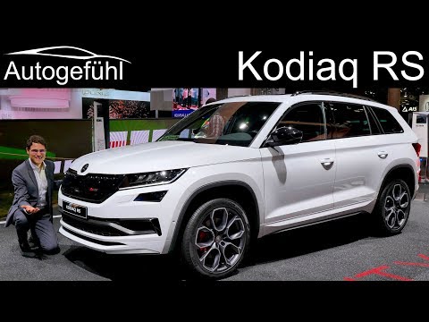 Skoda Kodiaq RS - the sportiest and most expensive Skoda SUV vRS REVIEW - Autogefühl Video