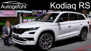 Skoda Kodiaq RS - the sportiest and most expensive Skoda SUV vRS REVIEW - Autogefühl