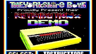 BBC MICRO - RETRIBUTION X MEGADEMO - THE YORKSHIRE BOYS - 1992