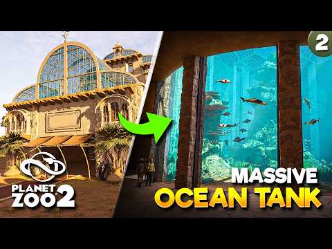 Building a HUGE Indoor Aquarium in Planet Zoo 2!