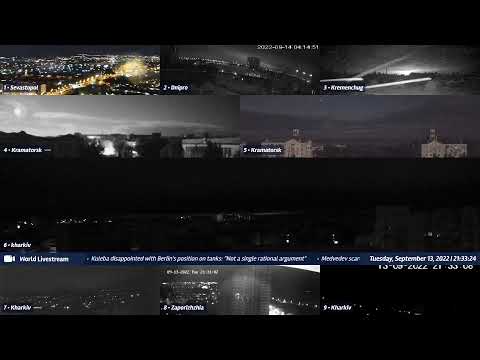 Live views from Ukraine 9/13/2022 B - Kramatorsk, Kharkiv, Sevastopol and other cities