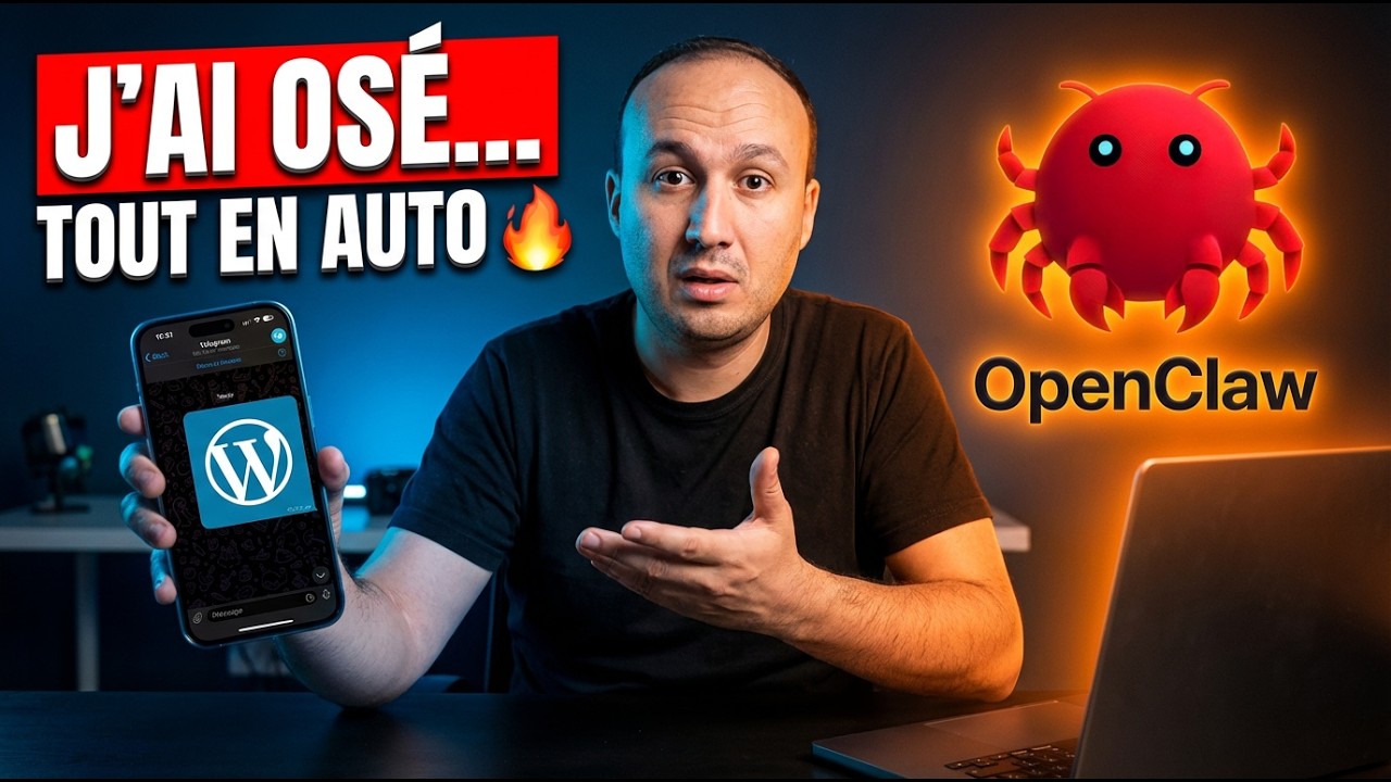 Vidéo Tutoriel OpenClaw WordPress