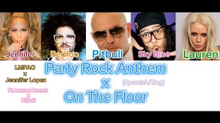 Download lagu LMFAO x Jennifer Lopez - Party Rock Anthem x On The Floor Coler Coded (Mashup). Ft. Lauren x Pitbull mp3