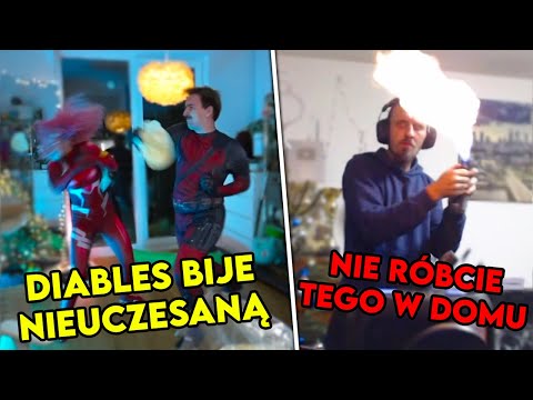 DIABLES BIJE NIEUCZESANĄ | NIE RÓBCIE TEGO W DOMU |😂 POLSKIE SHOTY 😂| FM#787 🔥