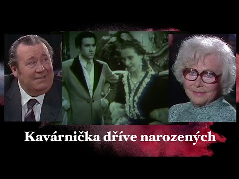 Kavárnička dříve narozených ❖ V. Fabianová, Z. Dítě, K. Effa a O. Štembera (1987)
