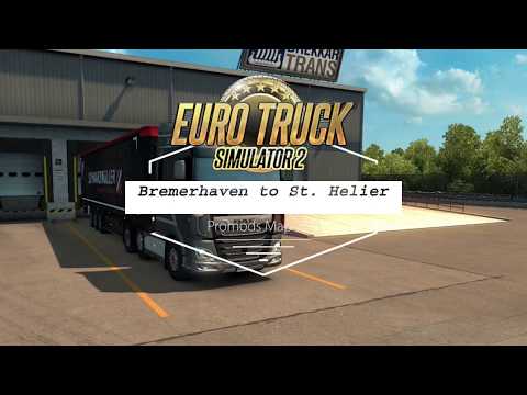 Euro Truck Simulator 2 - Bremerhaven to St Helier Promods 218