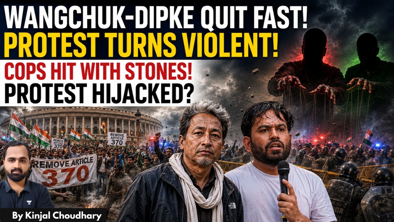 CJP Chalo Sansad March Turns Violent - Police Attacked With Stones! Who Hijacked Protest? | Kinjal