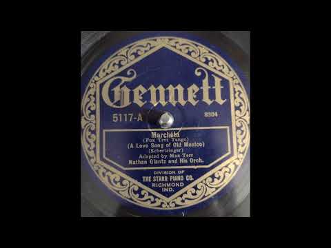Marchéta - Nathan Glantz and His Orchestra 1923