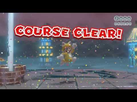 Super Mario 3D World - World Bowser (FINAL Boss, Ending, Credits, 100% Green Stars and Stamps)