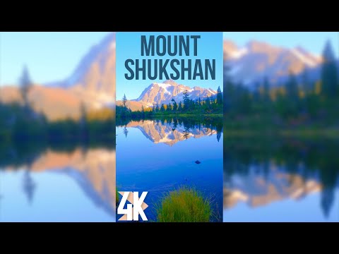 Autumn Scenery of Mt Shuksan - Stunning 4K Landscape for Vertical Screens + Calm Nature Sounds