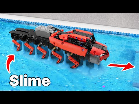 Building Walker Robot That Moves in Strange Liquid | FM Lego Technic