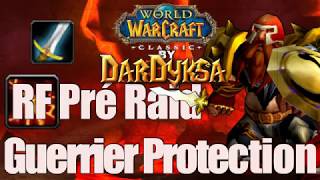 Résistance au Feu Gear pré Raid BiS RF Guerrier Protection WoW Glassic Guide Tank FR