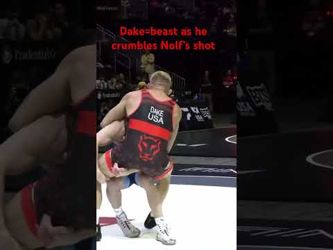 Dake goes Beast mode Crumbling Nolf on his shot!