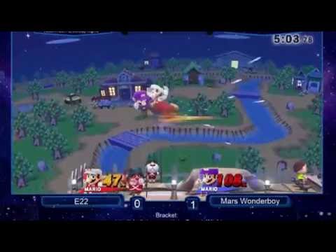 JuicySmash4Night - Losers Semi-Finals: E22 (Mario) vs Mars Wonderboy (Mario)