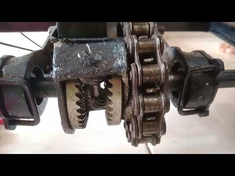 Perfect mini differential from grinder gears, how it works?