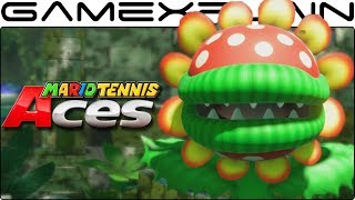 Petey Piranha Boss Fight in Mario Tennis Aces (Nintendo Switch Gameplay)