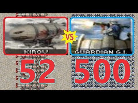 Kirov vs GGi - Same Cost - Red Alert 2 MO