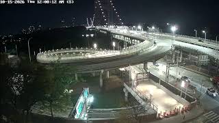 GWB NYC Side Live: Watch the Majestic George Washington Bridge Anytime. live webcam